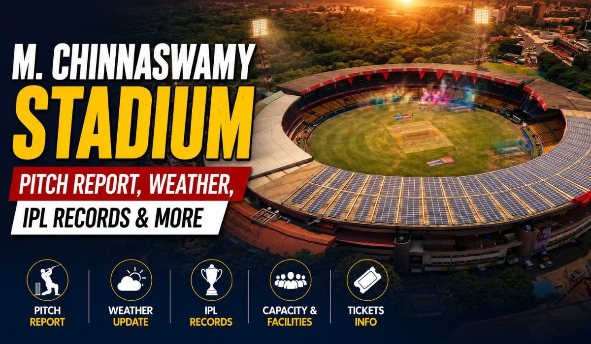 M. Chinnaswamy Stadium: Pitch Report, Weather, IPL Records & More