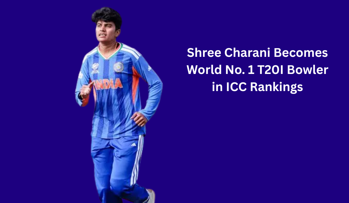 Shree Charani Becomes World No. 1 T20I Bowler in ICC Rankings